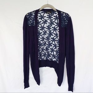 Papillon Open Front Cardigan